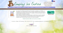 Desktop Screenshot of campinglescastors.com